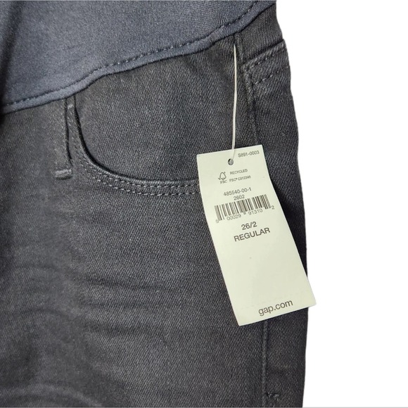 Gap NWT Favorite Jegging Black Maternity Jeans Size 26 / 2 Women's - Picture 4 of 9